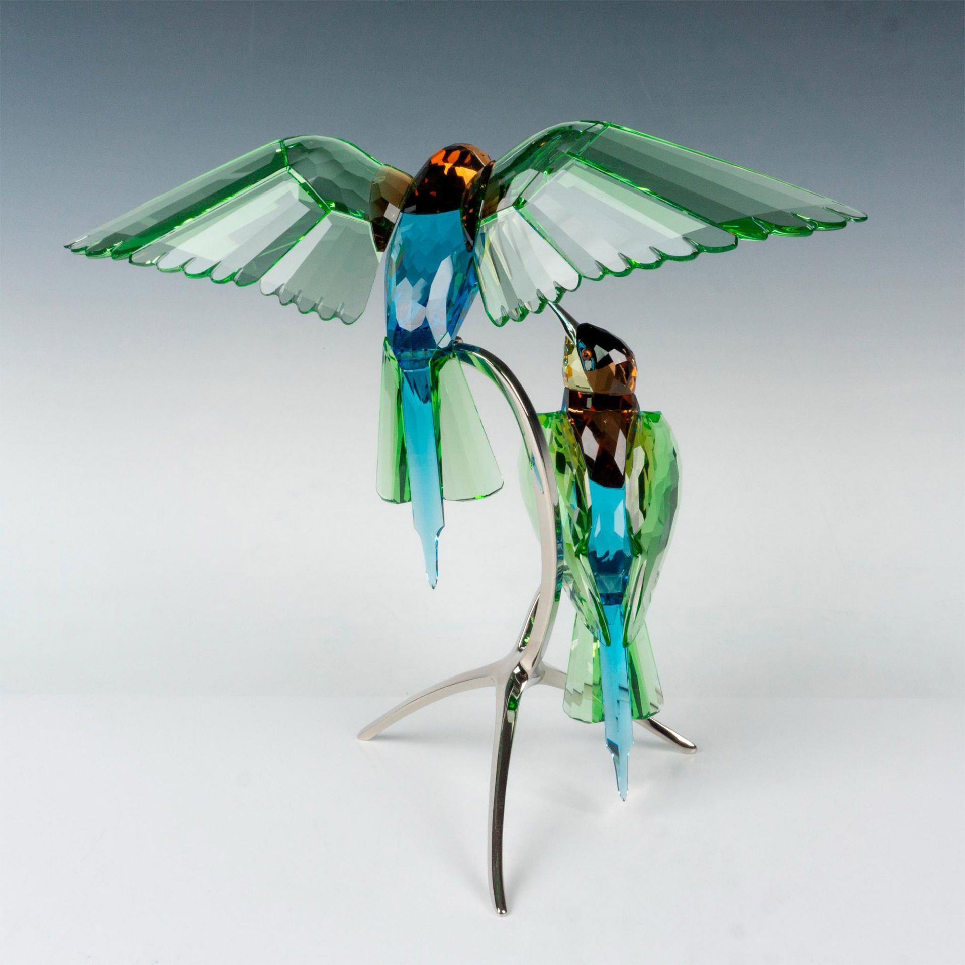 Swarovski Crystal Figurine, Paradise Bird, Bee Eaters - Image 2 of 4
