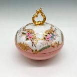 T & V Limoges Porcelain Lidded Curio Bowl