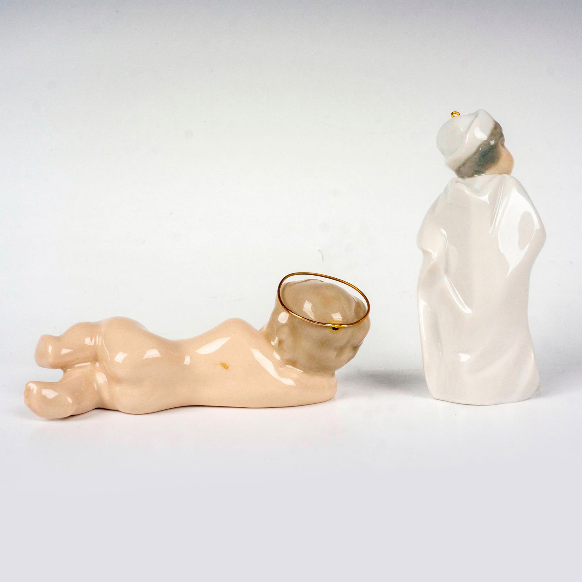 2pc Lladro Porcelain Religious Figurines - Bild 2 aus 3
