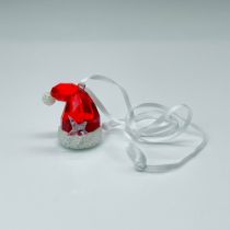 Swarovski Crystal Ornament, Santa's Hat