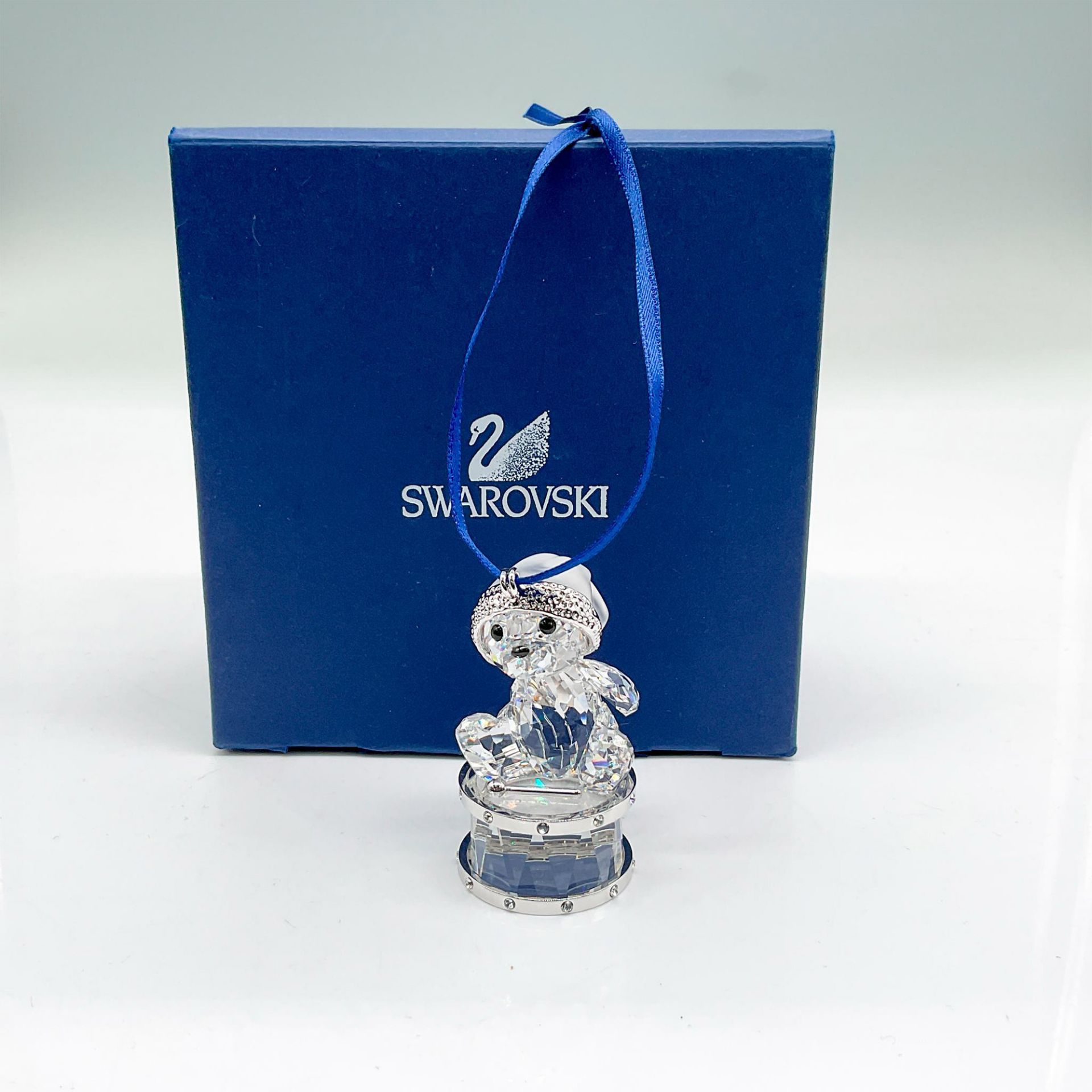 Swarovski Crystal Figurine, Kris Bear on Drum - Image 4 of 4