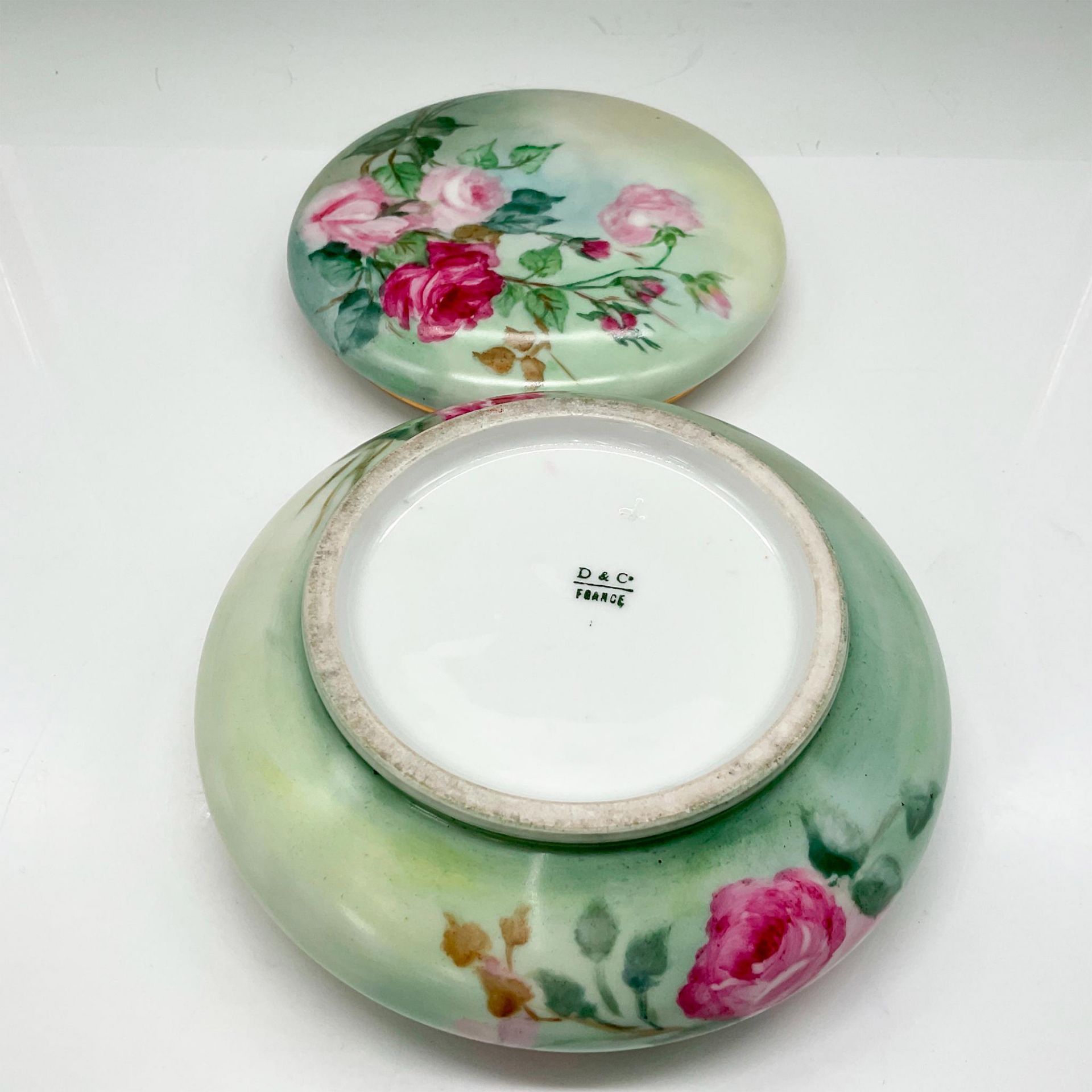 D & C Limoges Porcelain Lidded Bowl - Bild 3 aus 3