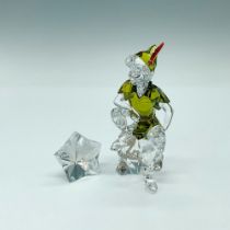 2pc Swarovski Crystal Figurine, Peter Pan & Star Shaped