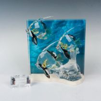 2pc Swarovski Crystal Figurine, Wonders of the Sea Community