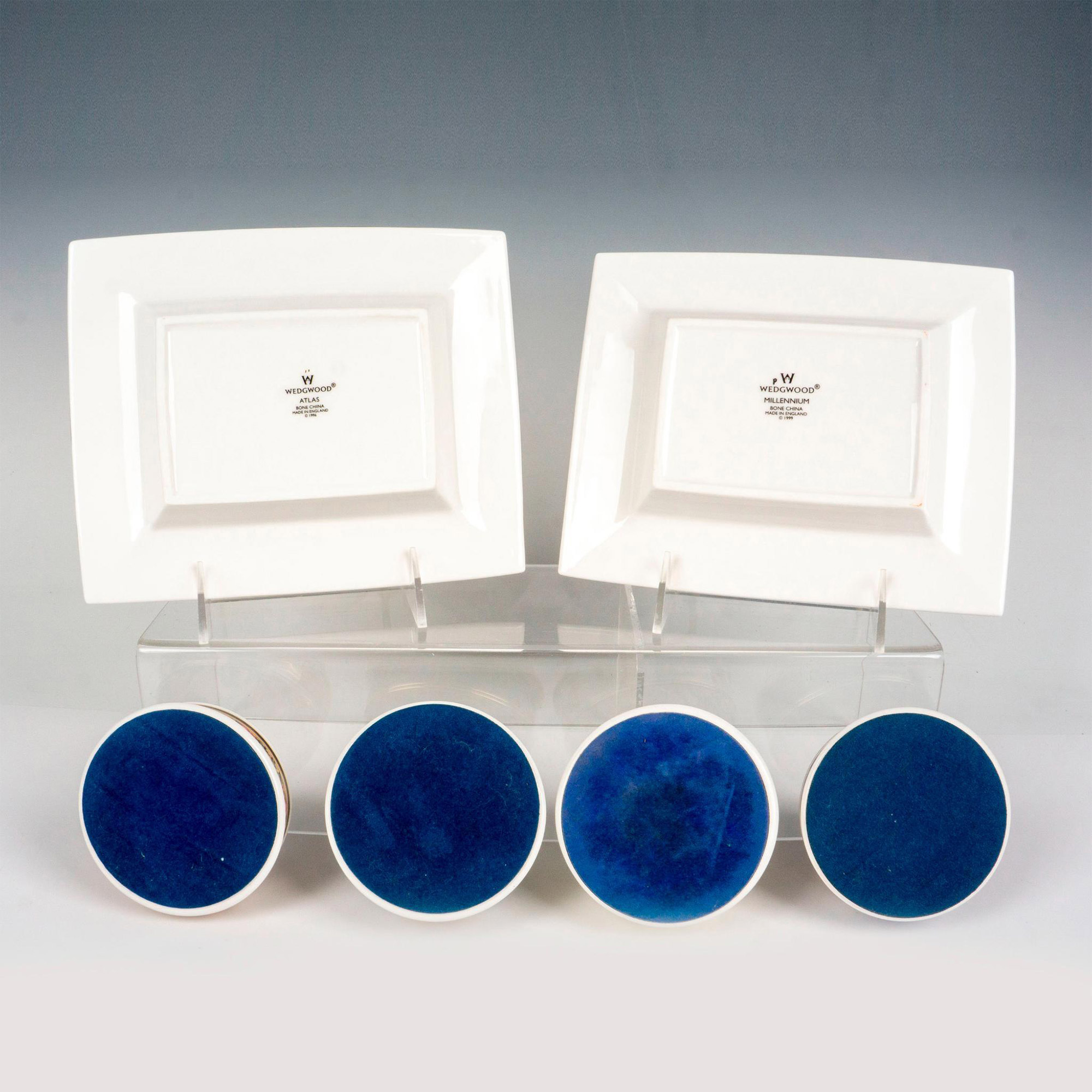 6pc Wedgwood China Paperweight & Letter Tray Grouping - Image 3 of 3