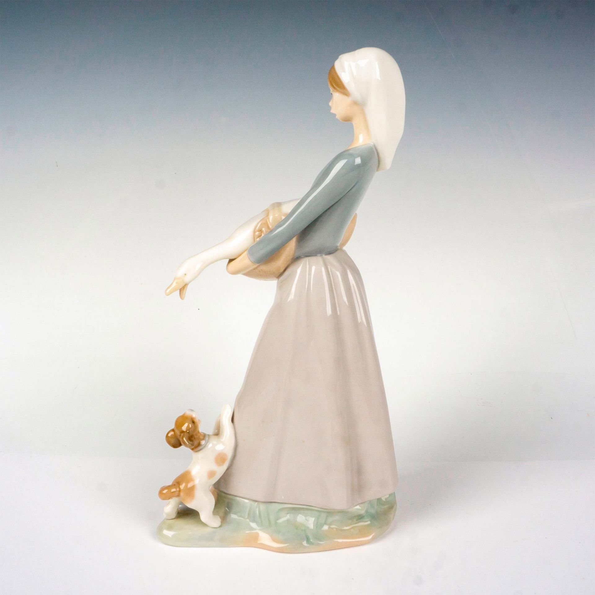 Girl With Goose And Dog 1004866 - Lladro Porcelain Figurine - Bild 2 aus 3