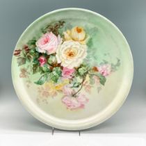 Delinieres + Co. Limoges Large Platter, Roses