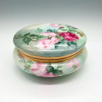 D & C Limoges Porcelain Lidded Bowl