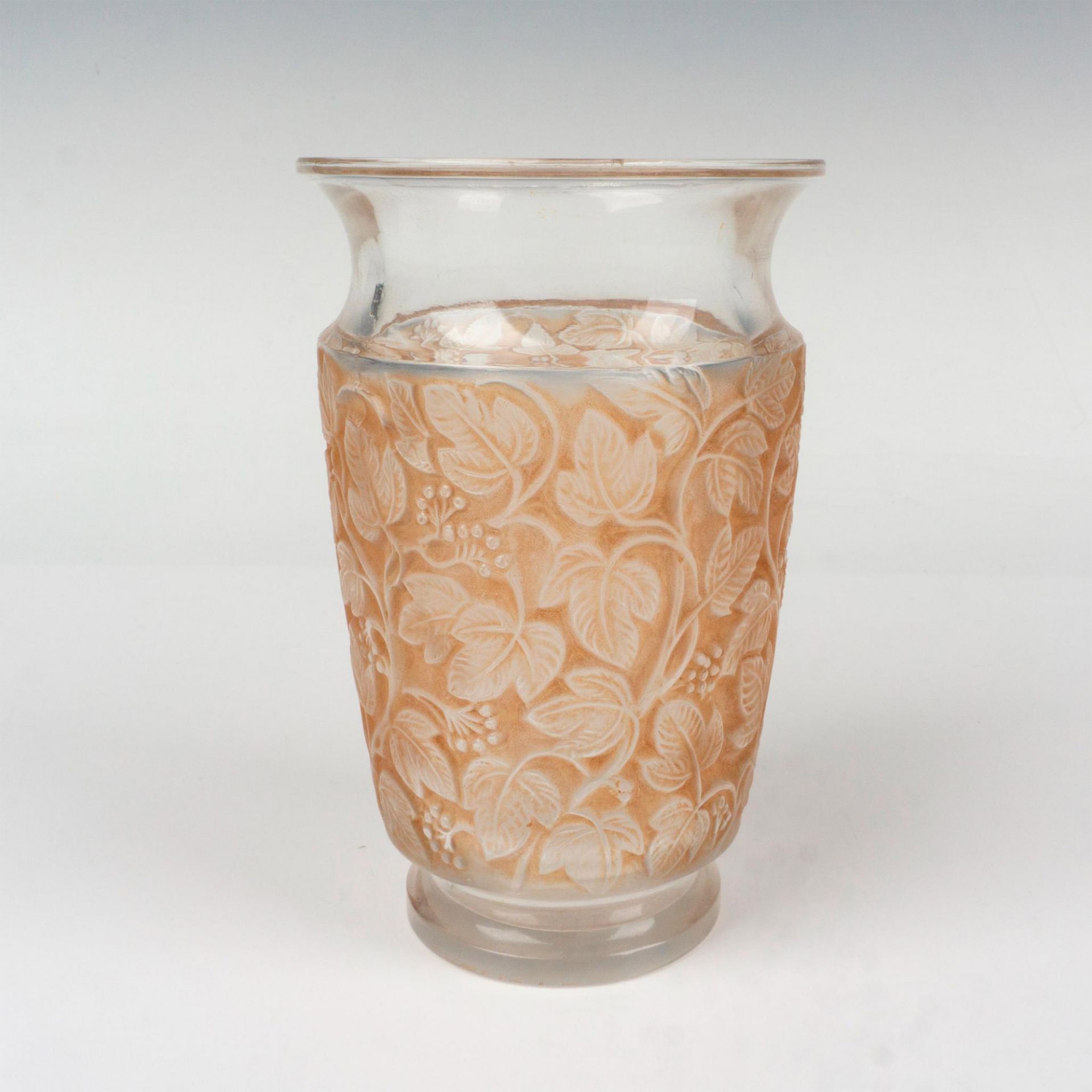 Rene Lalique Glass Vase, Deauville 10-935