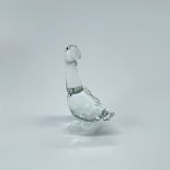 Swarovski Silver Crystal Figurine, Gosling Duck