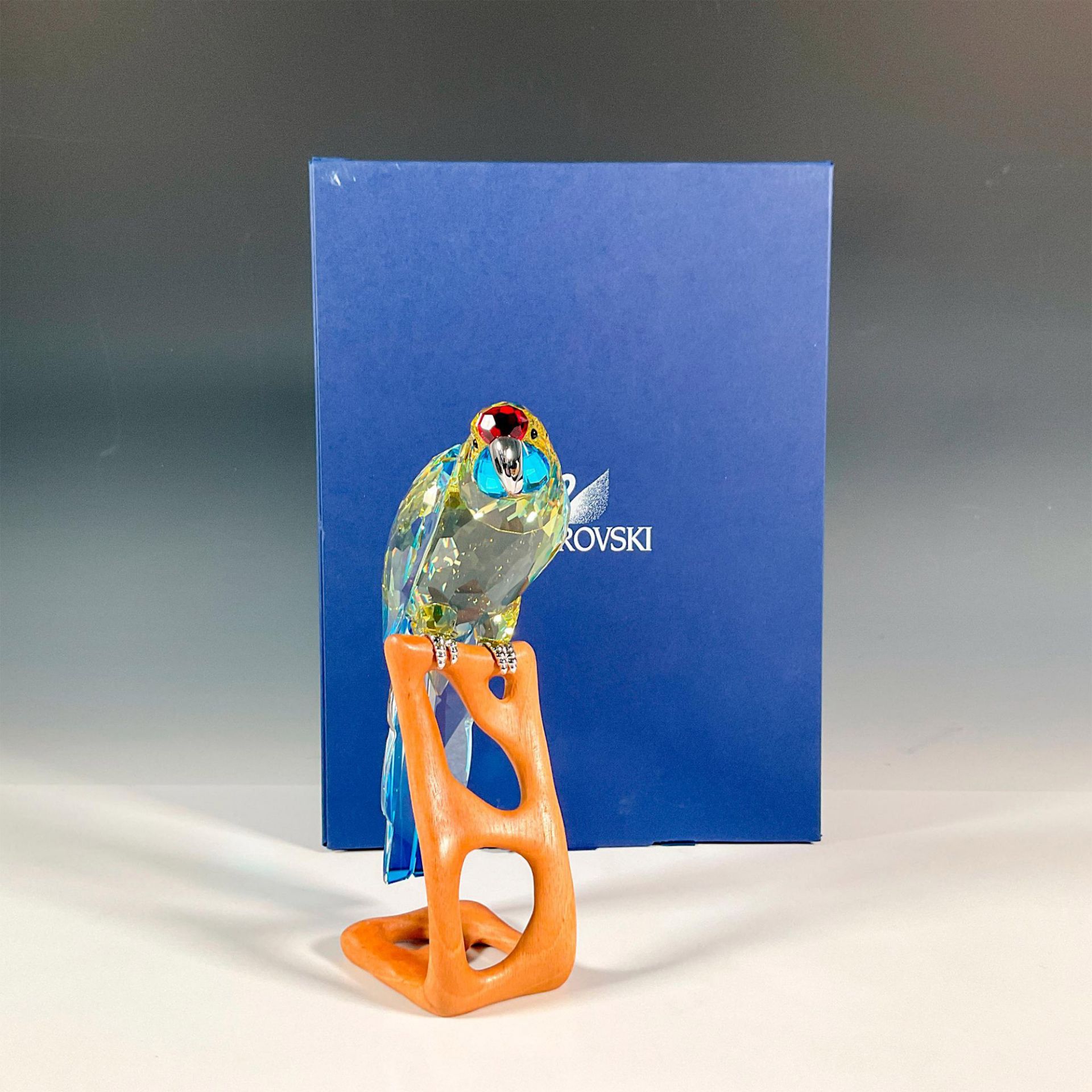 Swarovski Crystal Paradise Birds Figurine, Green Rosella - Image 4 of 4
