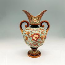 William Schiller & Son Majolica Double Spout Vase