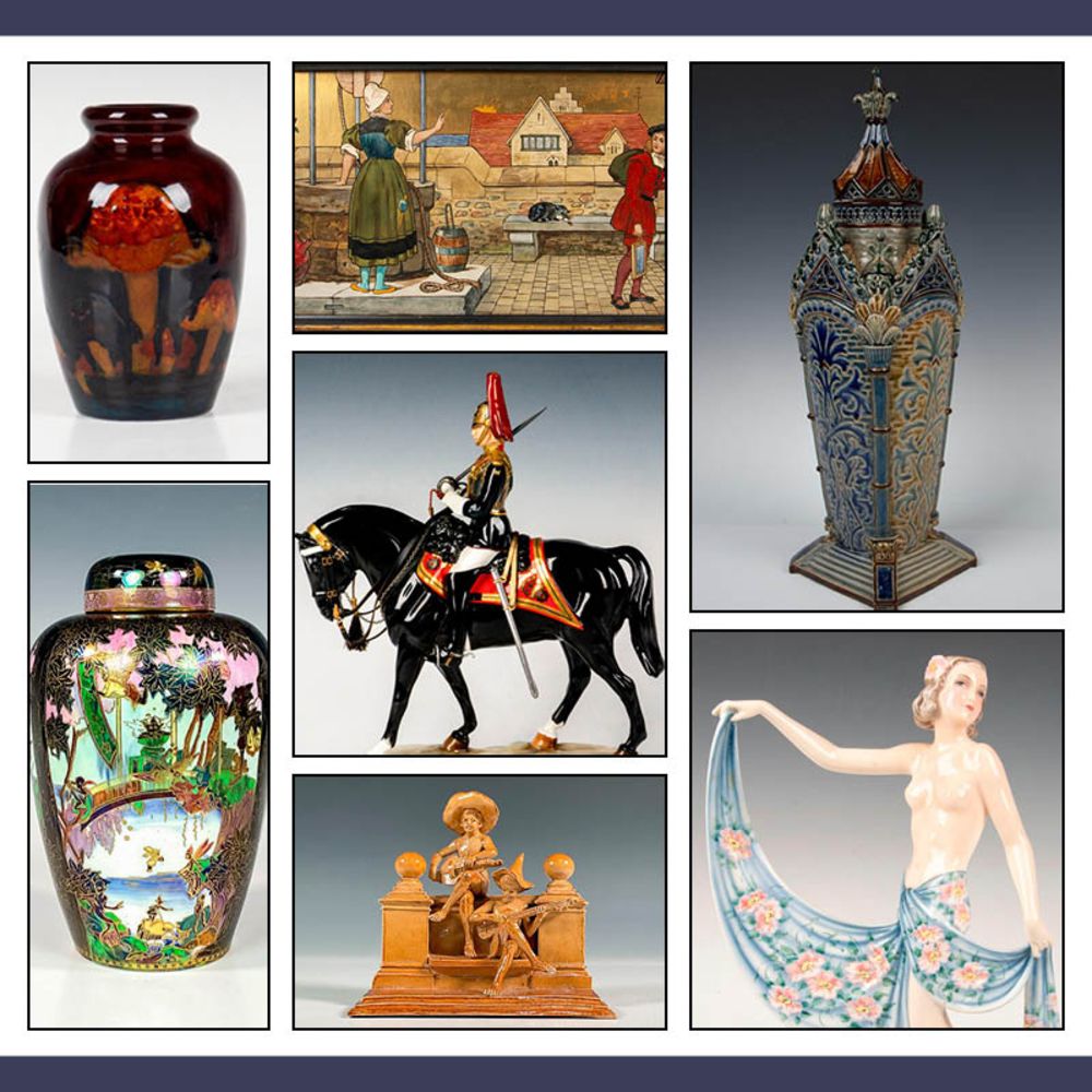 European Ceramics & Glass Decor Auction, Day 1