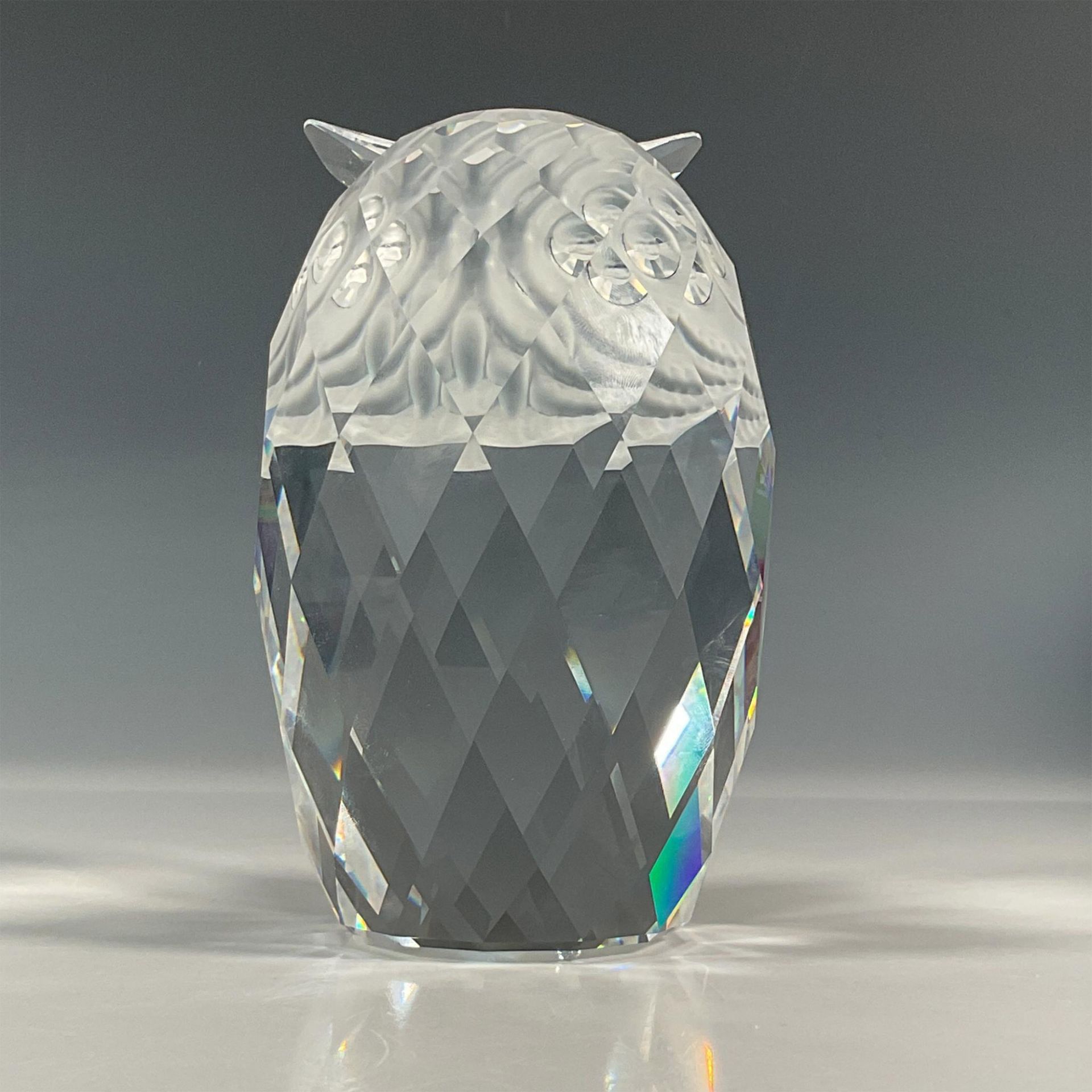 Swarovski Silver Crystal Sculpture, Giant Owl - Image 2 of 6