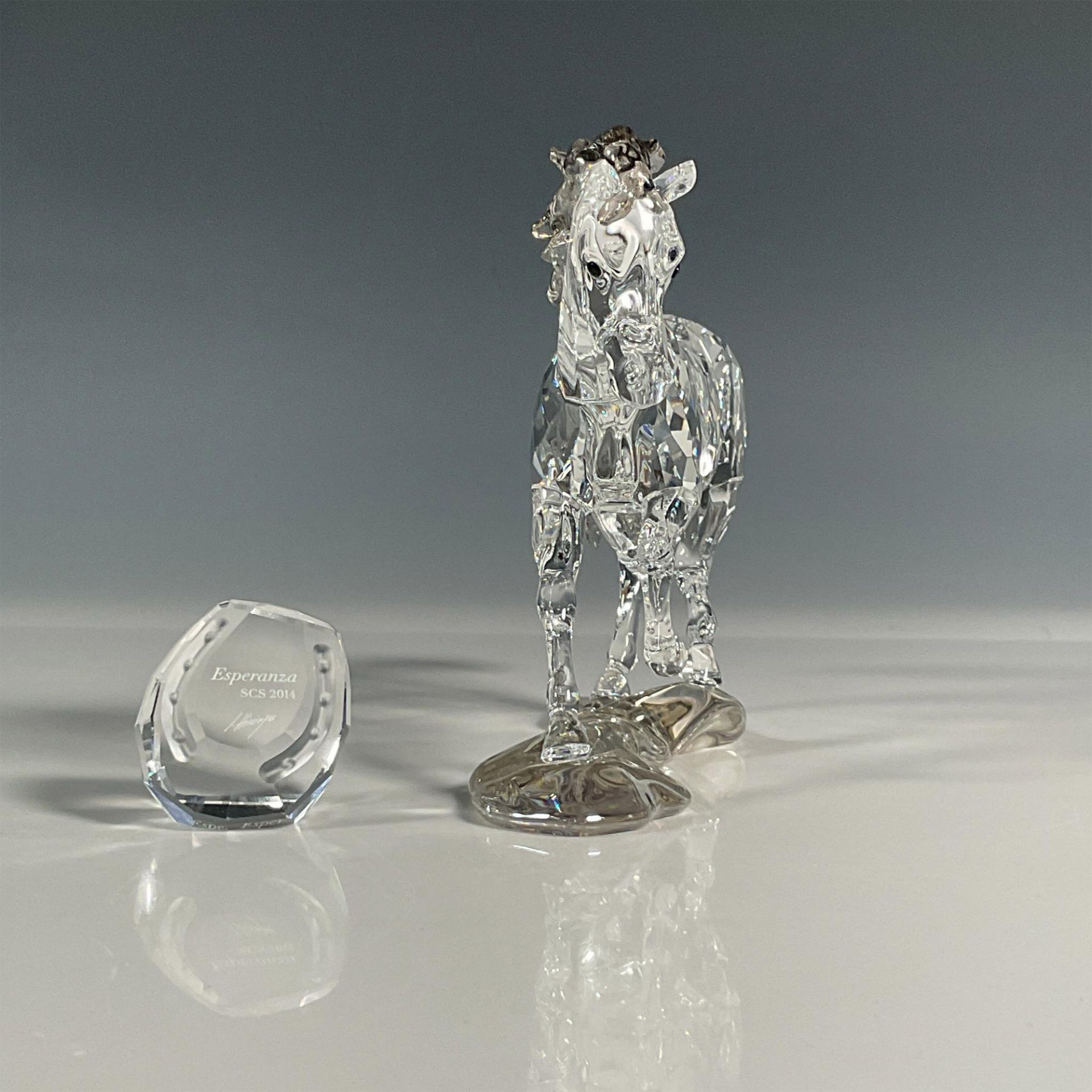Swarovski Crystal Figurine with Plaque, Esperanza - Image 2 of 6