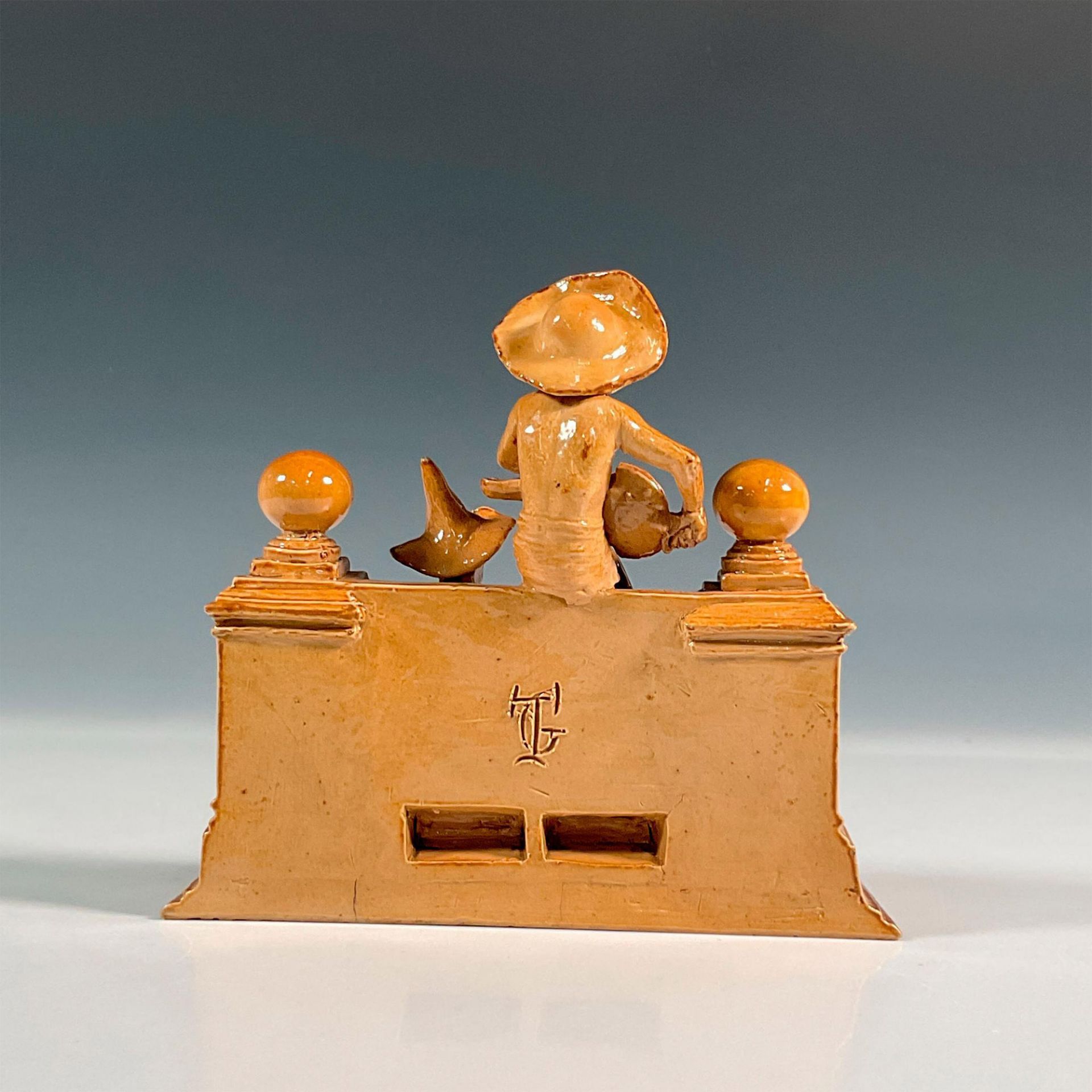 Doulton Lambeth George Tinworth Merry Musician Figurine - Image 2 of 3