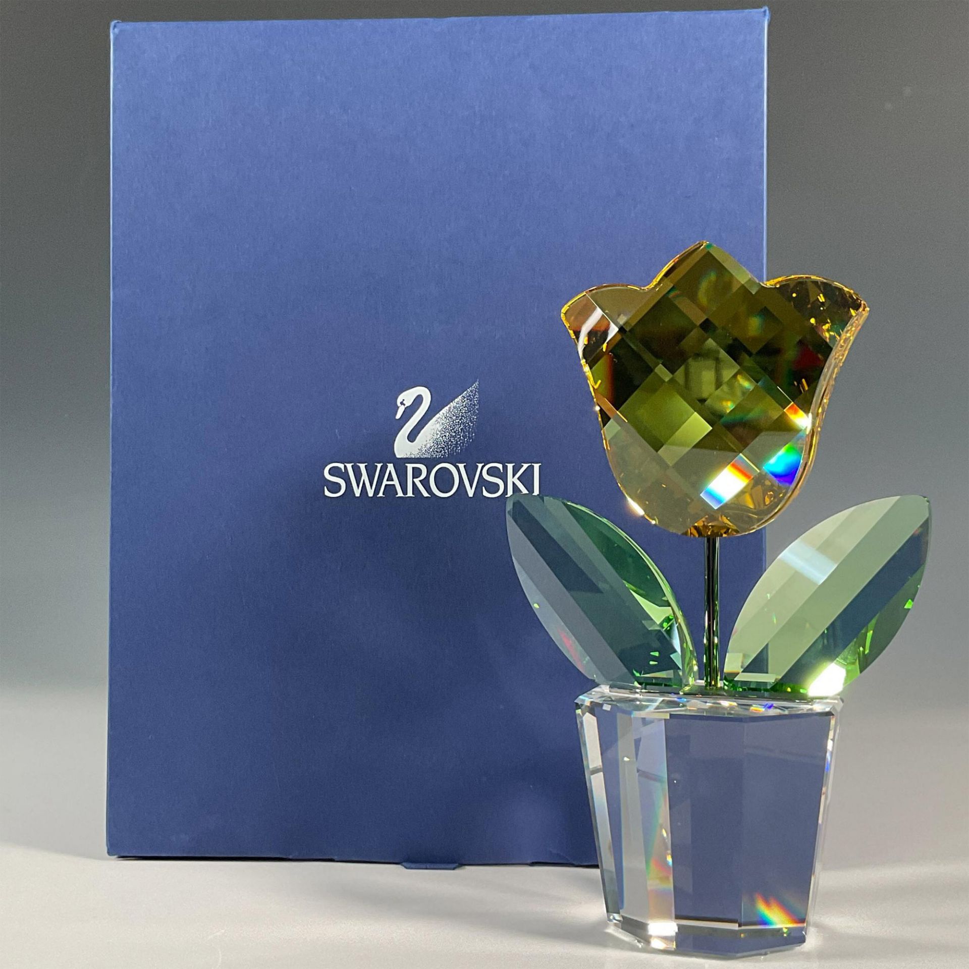 Swarovski Crystal Figurine, Yellow Tulip - Image 4 of 4