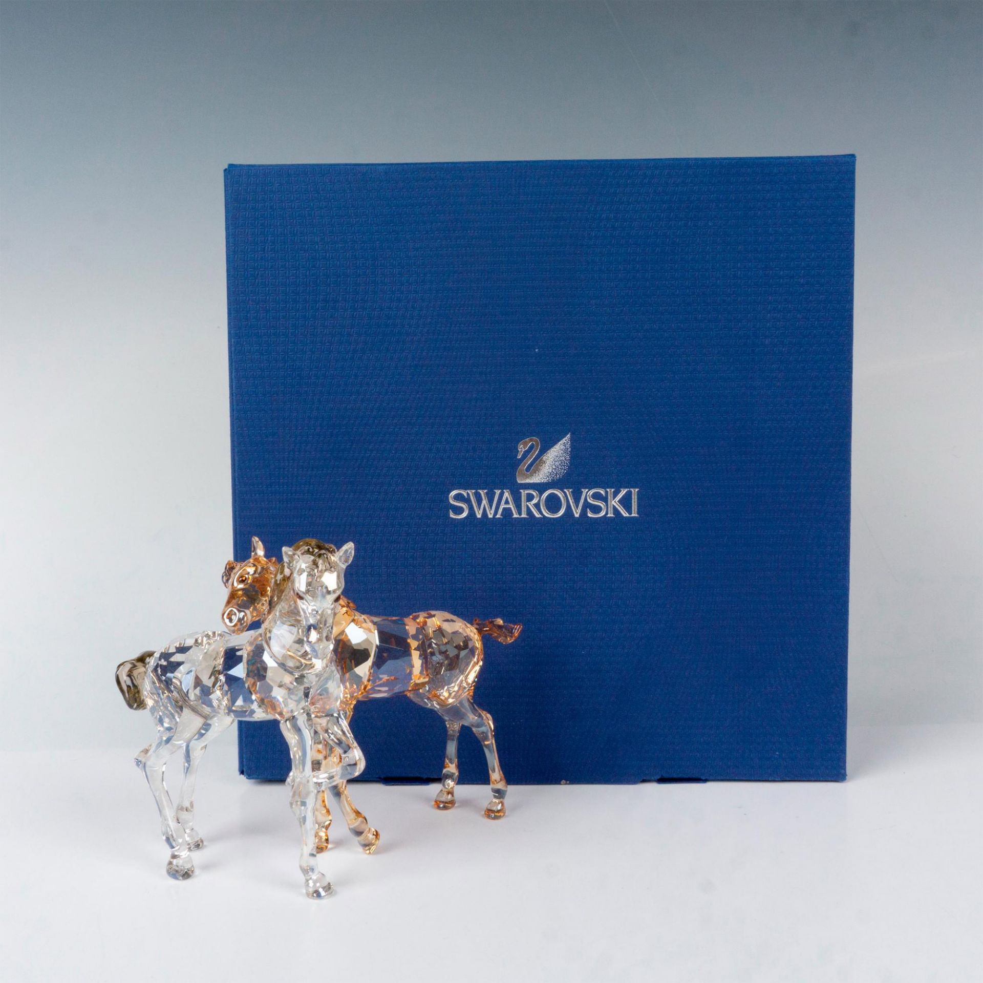 Swarovski Crystal Figurine, Foals Playing - Image 4 of 4