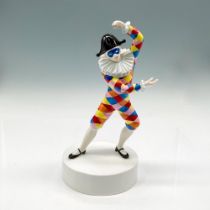 Coalport Bone China Figurine, Harlequin