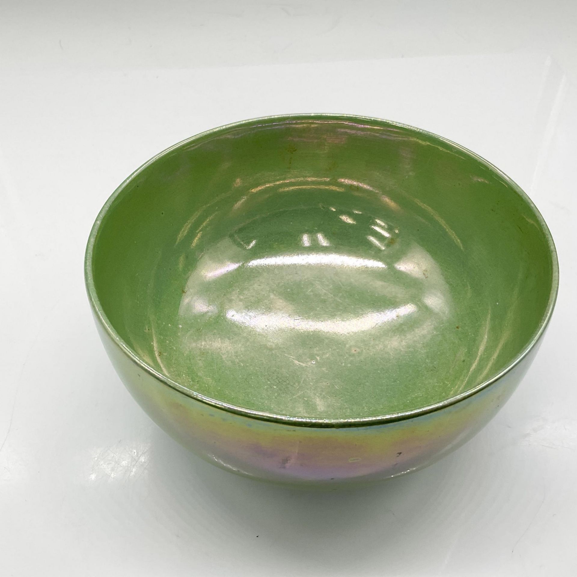 Moorcroft Burslem Pottery Bowl, Green Lustreware - Image 2 of 3