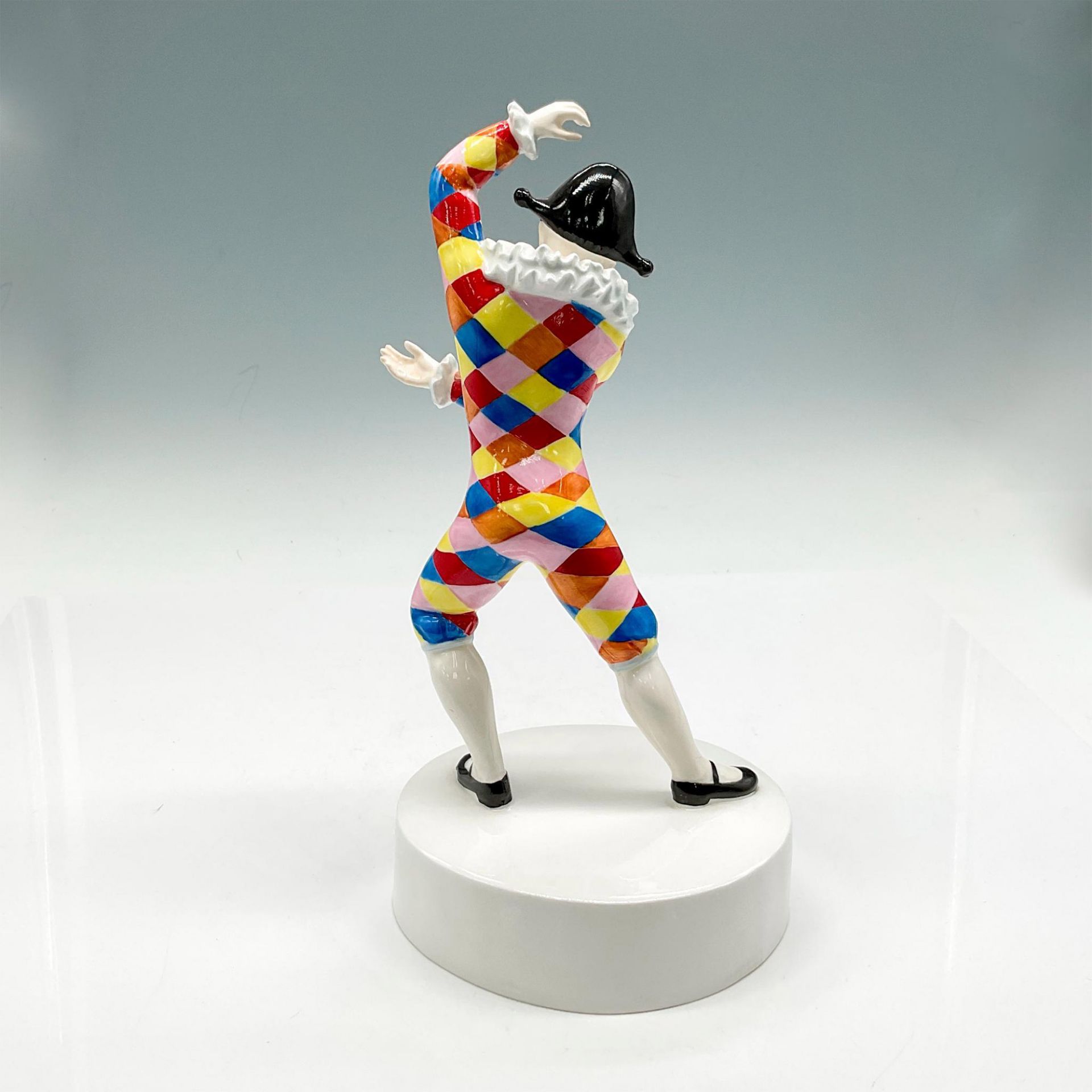 Coalport Bone China Figurine, Harlequin - Bild 2 aus 3