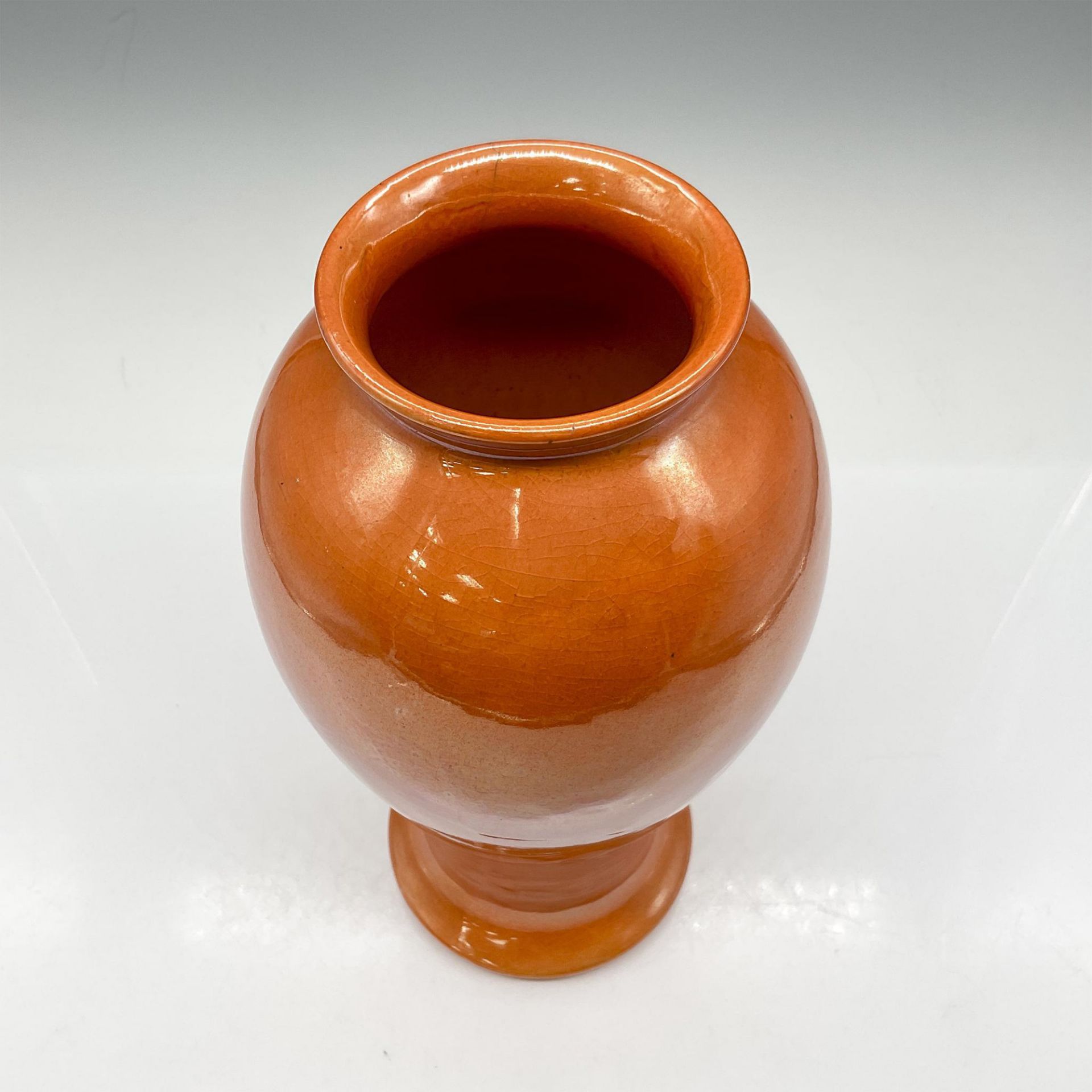 Moorcroft Burslem Pottery Vase, Orange Lustreware - Image 2 of 3