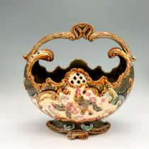 French Majolica Reticulated Basket