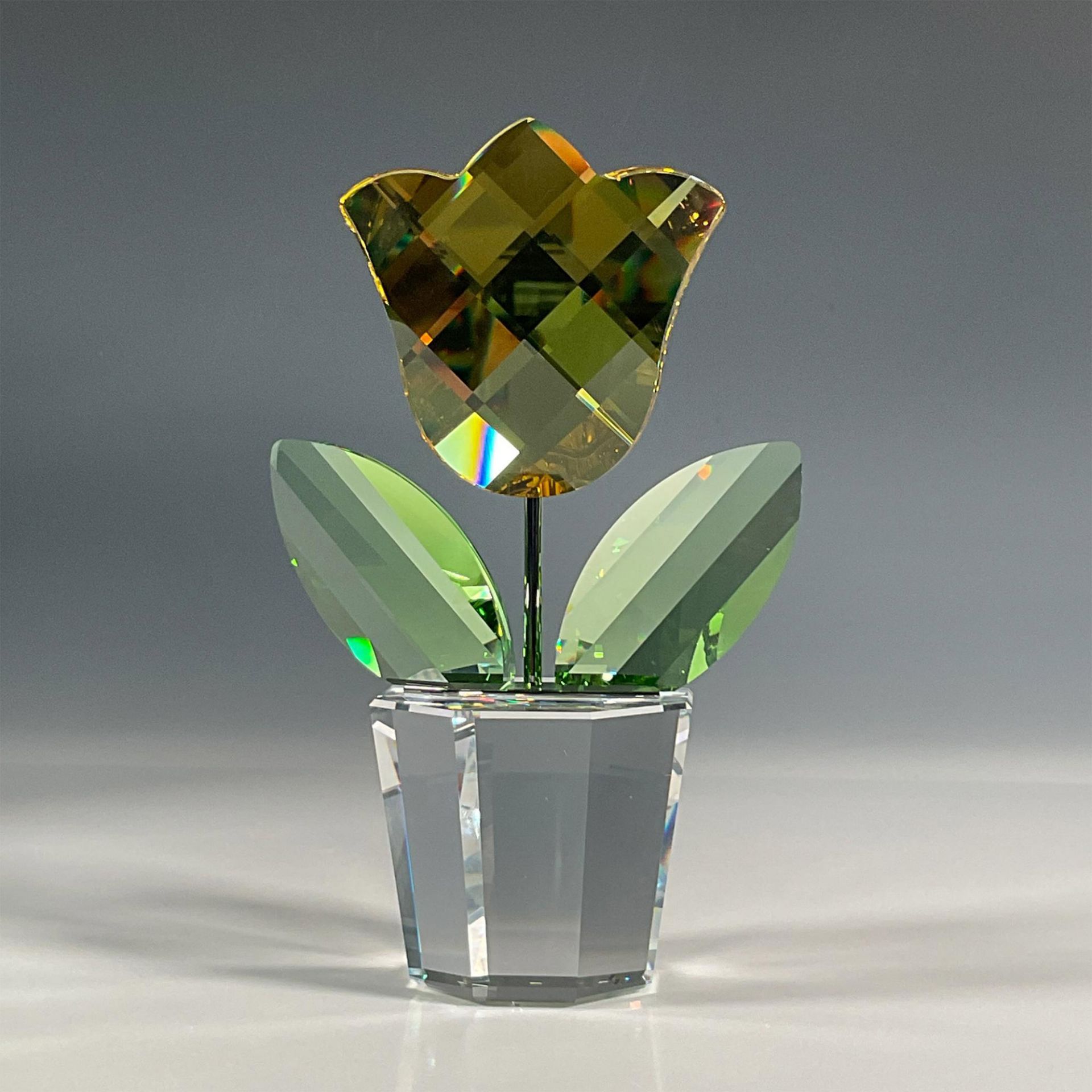Swarovski Crystal Figurine, Yellow Tulip - Image 2 of 4