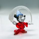 Swarovski Silver Crystal Figurine, Sorcerer Mickey