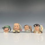 4pc Assorted Royal Doulton Small Character Jugs