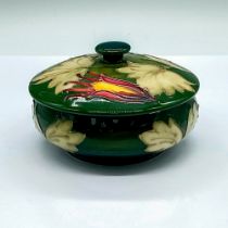 Moorcroft Pottery Nicola Slaney Covered Box, Anna Lily