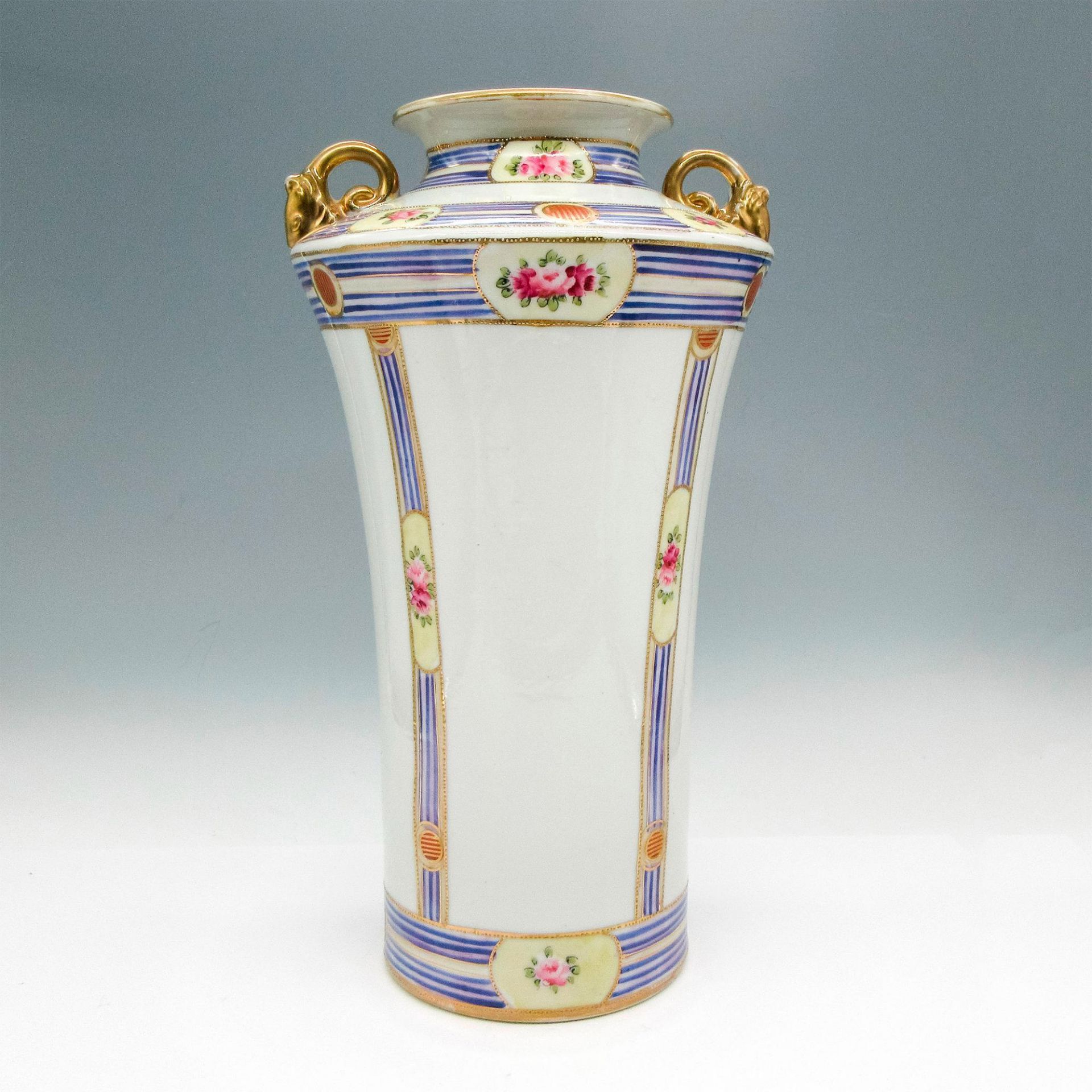 Vintage Nippon Imperial Porcelain Hand Painted Vase - Image 2 of 3