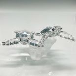Swarovski Crystal Figurine, Baby Sea Turtles, Signed