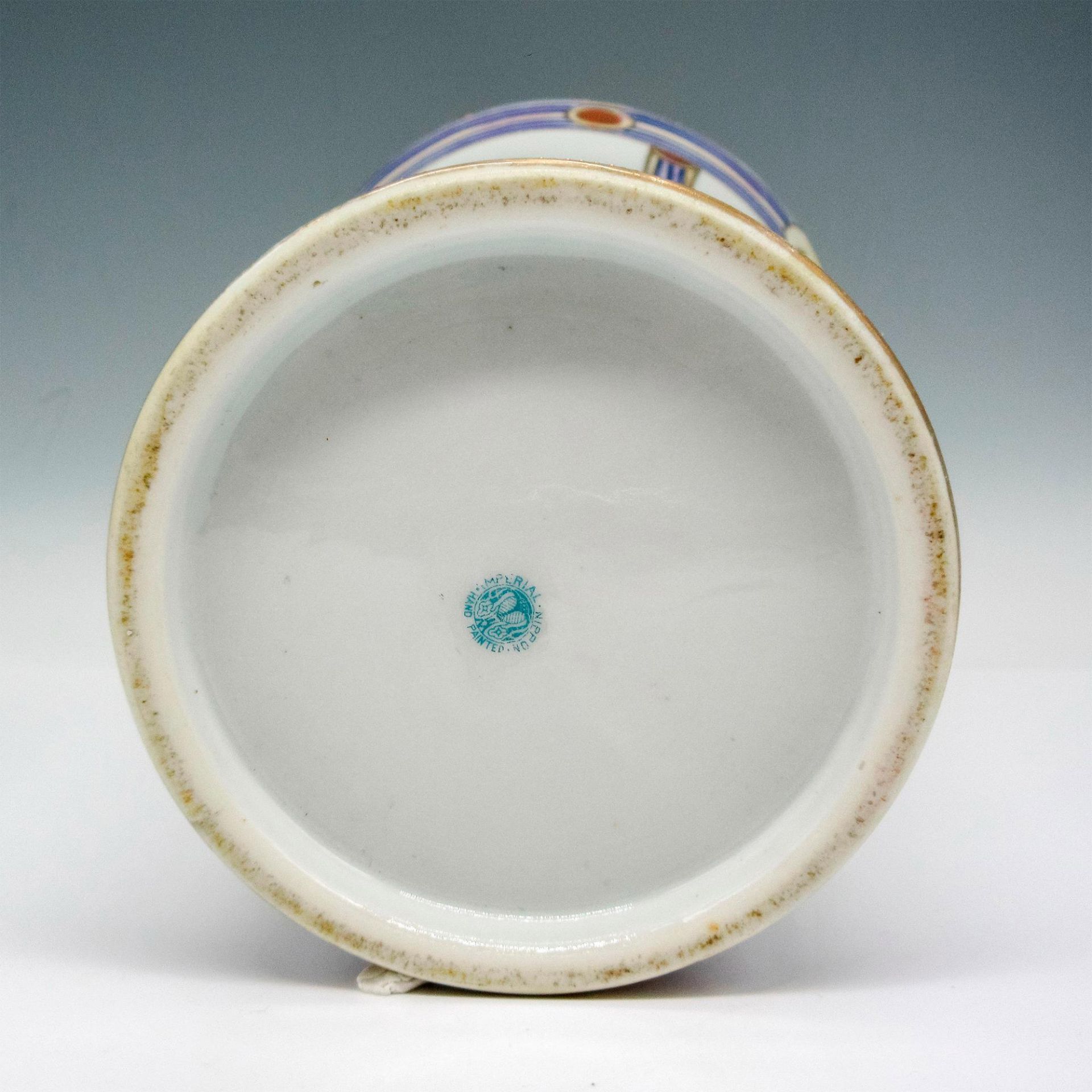 Vintage Nippon Imperial Porcelain Hand Painted Vase - Image 3 of 3