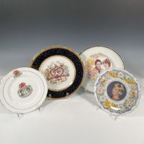 4pc Royal Wedding Commemorative Plates, Diana and Charles