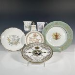 7pc Royal Commemorative Plates, Cup, Princes William + Harry