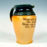 Royal Doulton Stoneware Motto Jug