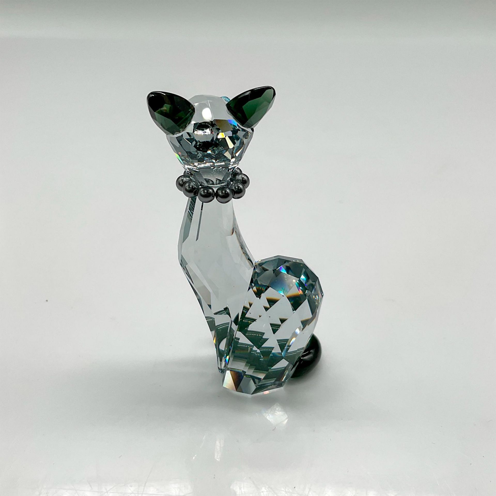 Swarovski Crystal Figurine, Lovlots House of Cats Ines - Image 2 of 4