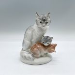 Boehm Porcelain Cat Figurine, Mother