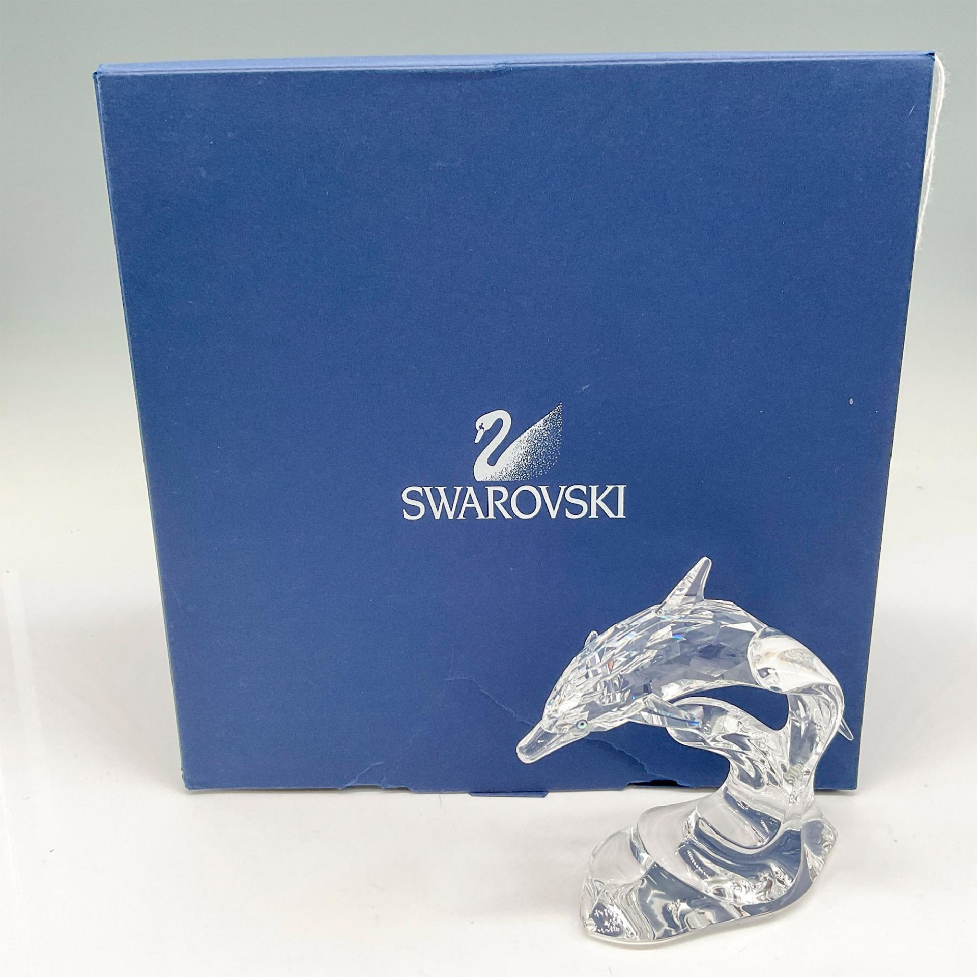 Swarovski Crystal Figurine, Dolphin on a Wave - Bild 4 aus 4