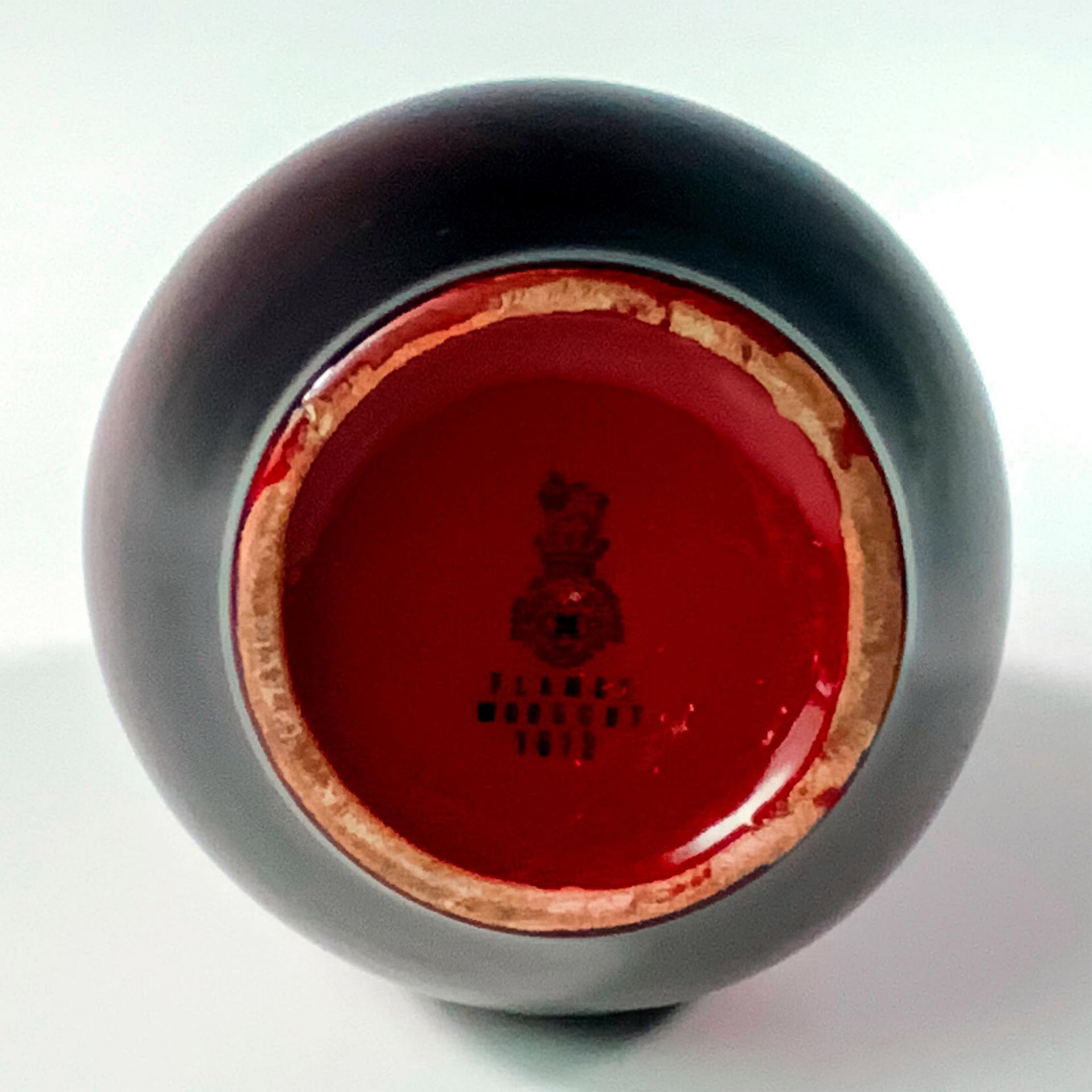 Royal Doulton Flambe Vase, Woodcut - Bild 3 aus 3