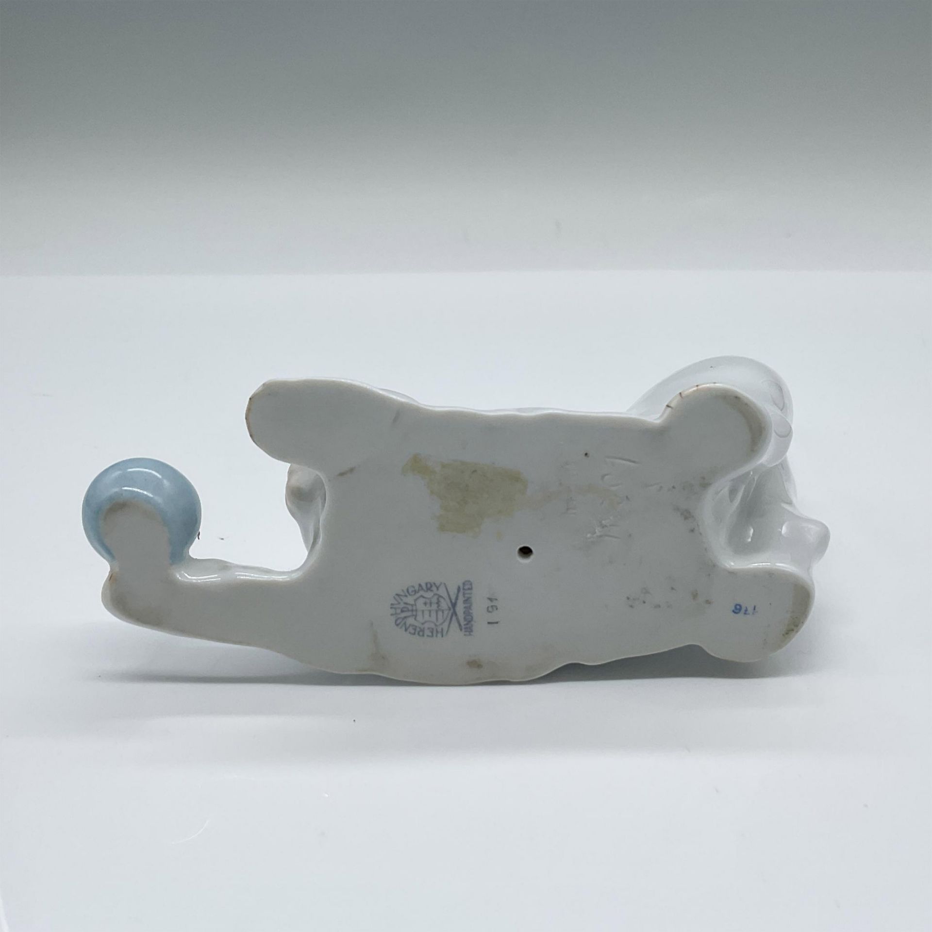 Herend Porcelain Cat Figurine - Image 3 of 3