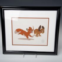 Disney Fox And The Hound Sericel Animation Art Framed