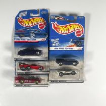 5pc 1998 First Ed. Hot Wheels Toy Cars