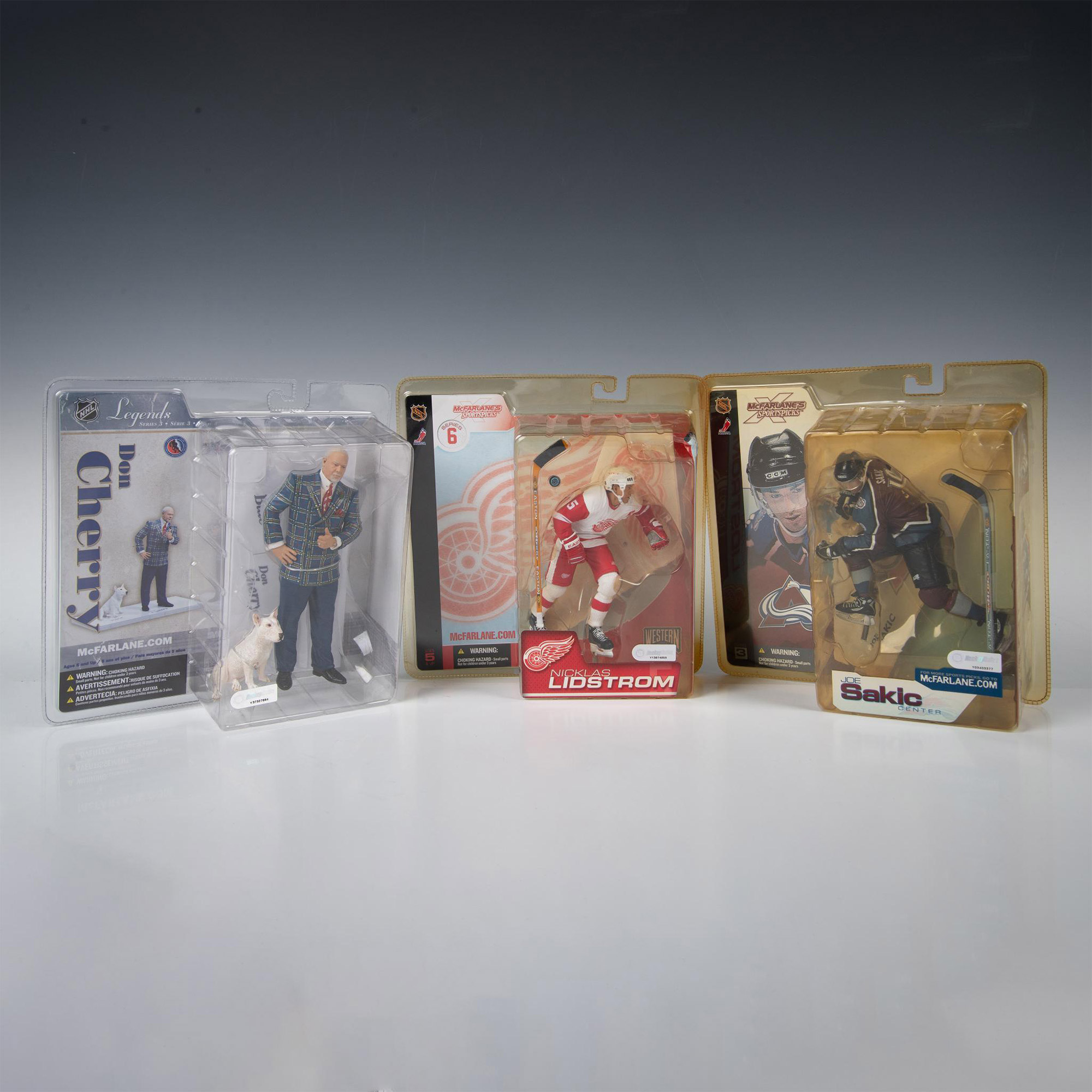 3pc McFarlane NHL SportsPicks & NHL Legends Figurines