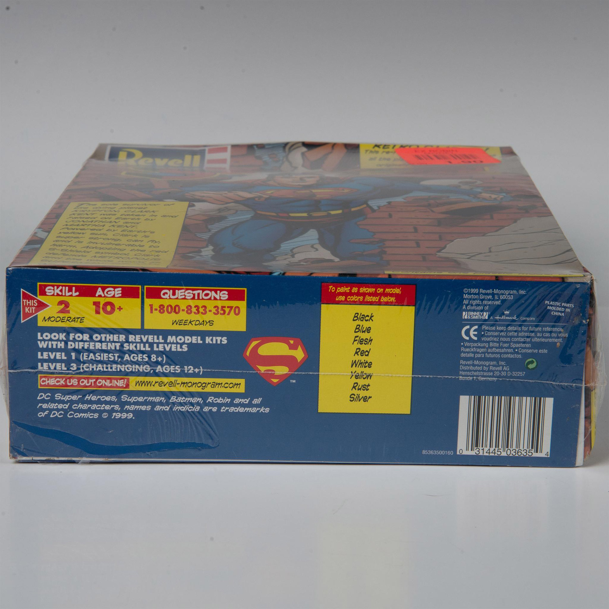 Revell Superman Model Kit by MPC #85-3635 - Image 5 of 6