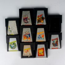 10 Assorted Atari Parker Brothers Video Game Cartridges