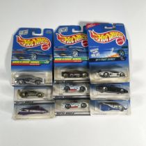 9pc Hot Wheels Toy Cars, Spy Print and Dash 4 Cash Series