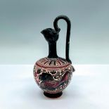 Vintage Greek Corinthian Oinochoe Style Pottery Pitcher