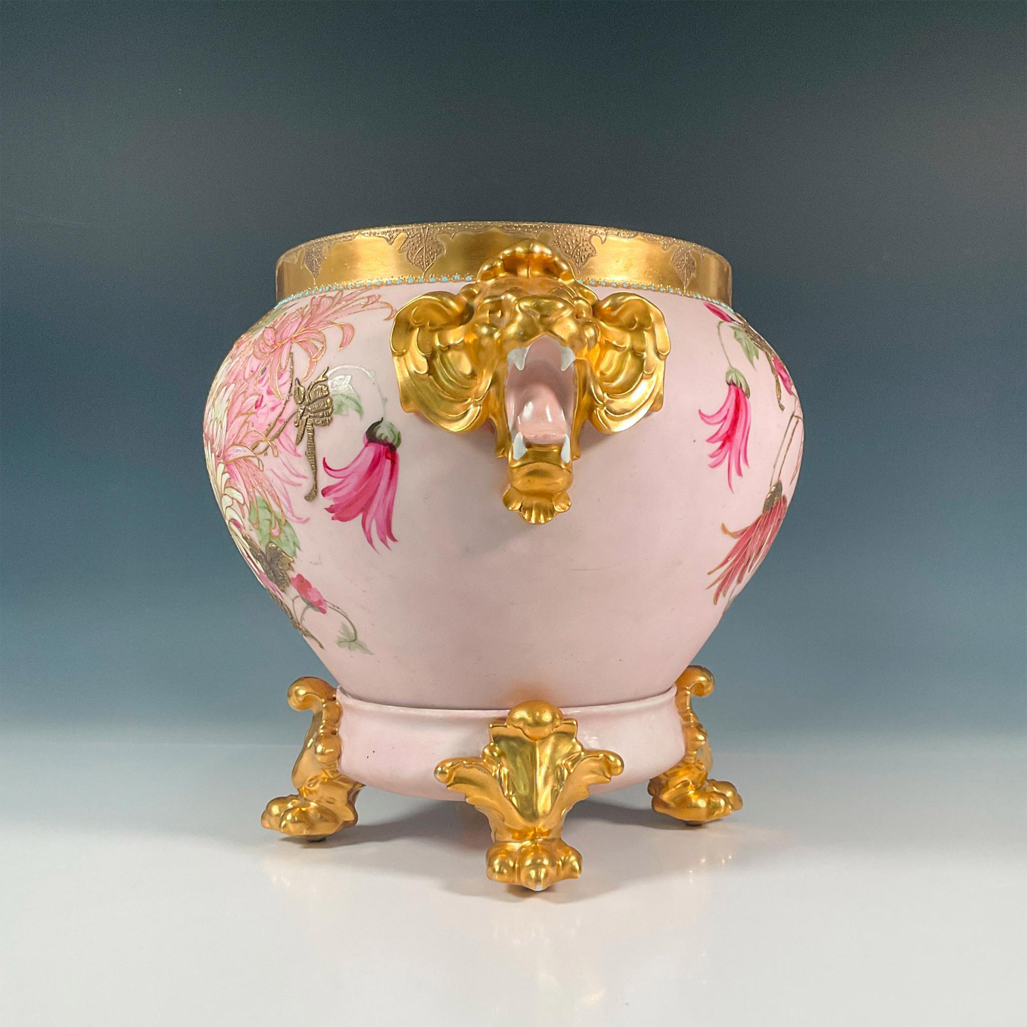 D & C Limoges Jardiniere and Stand - Image 2 of 4